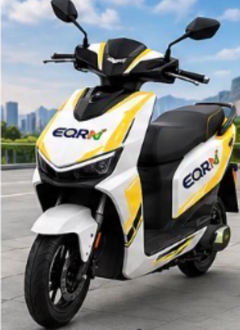 EQRN G6 electric scooter, front three-quarter view
